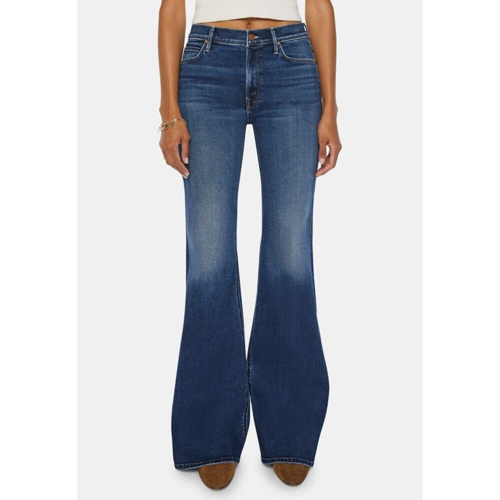 MOTHER Blue Flare & Wide Leg Jeans